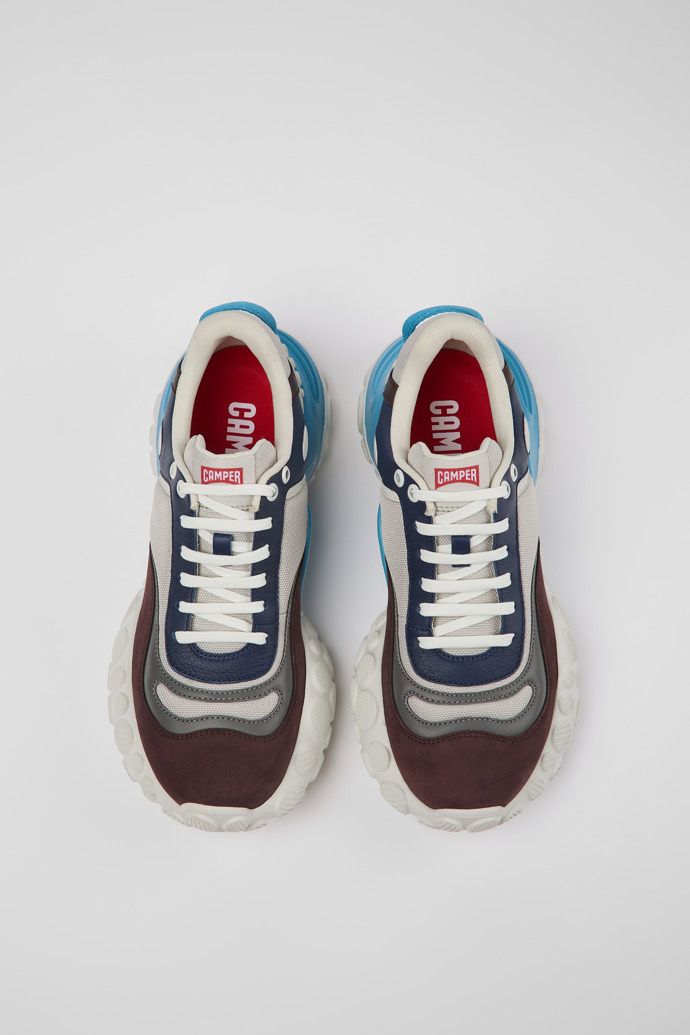 Camper Pelotas Mars - Mehrfarbiger Herrensneaker aus Textil und Nubuk