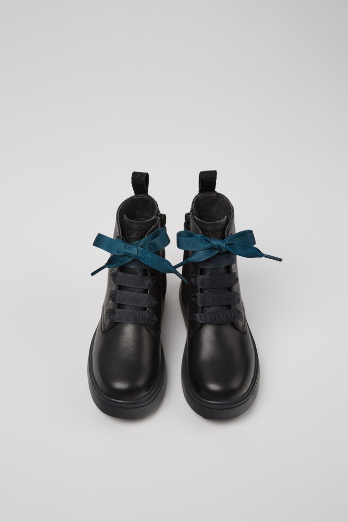 Camper Norte - Schwarze Kinderstiefelette aus Leder