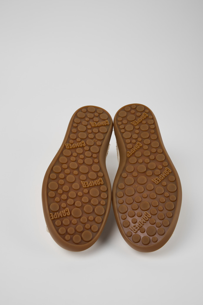 Camper Pelotas Soller - Beiger Herrensneaker aus Bio-Baumwolle.