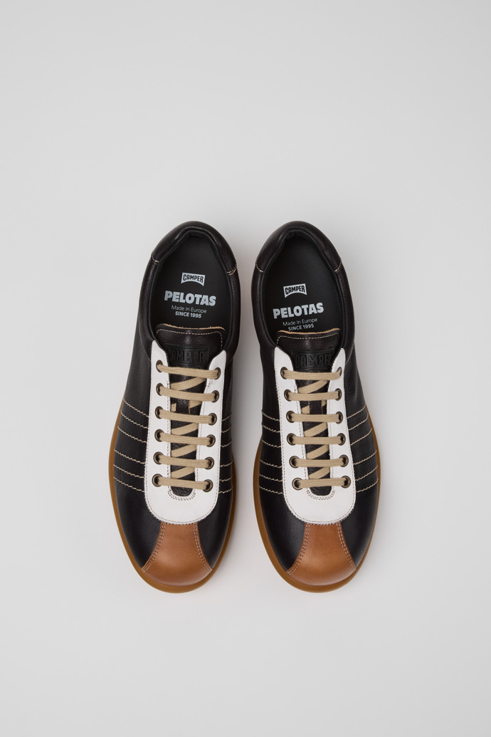 Camper Pelotas - Mehrfarbige Schuhe aus pflanzlich gegorenem Leder für Damen.