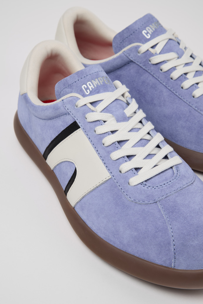 Camper Pelotas Soller - Mehrfarbiger Herrensneaker aus Leder und Nubukleder.
