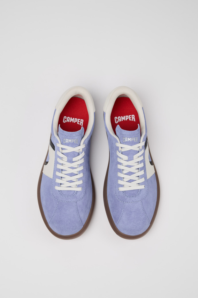 Camper Pelotas Soller - Mehrfarbiger Herrensneaker aus Leder und Nubukleder.