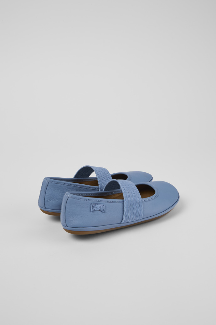 Camper Right - Blaue Lederballerinas