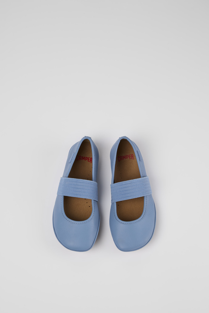 Camper Right - Blaue Lederballerinas