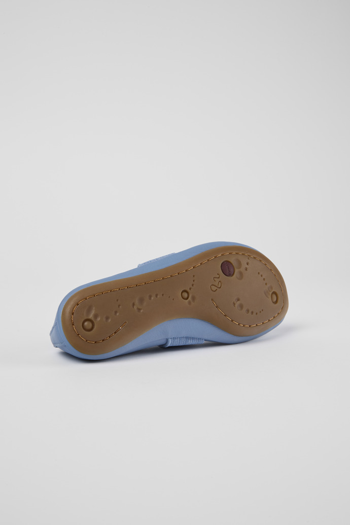 Camper Right - Blaue Lederballerinas