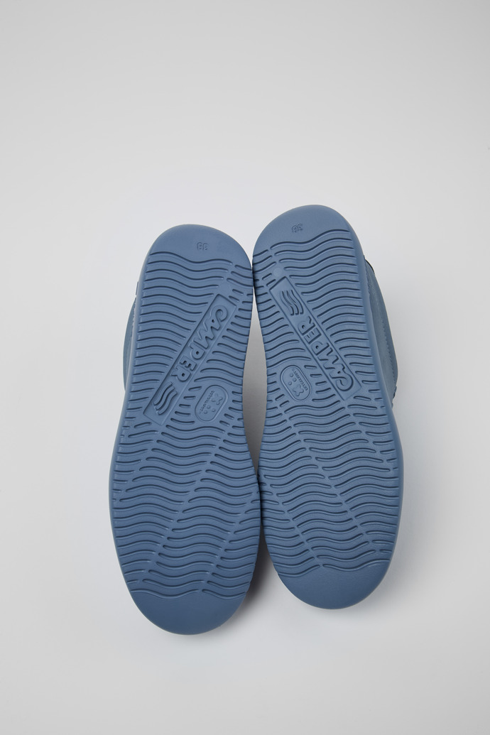 Camper Runner K21 - Blau Damensneaker aus Nubukleder