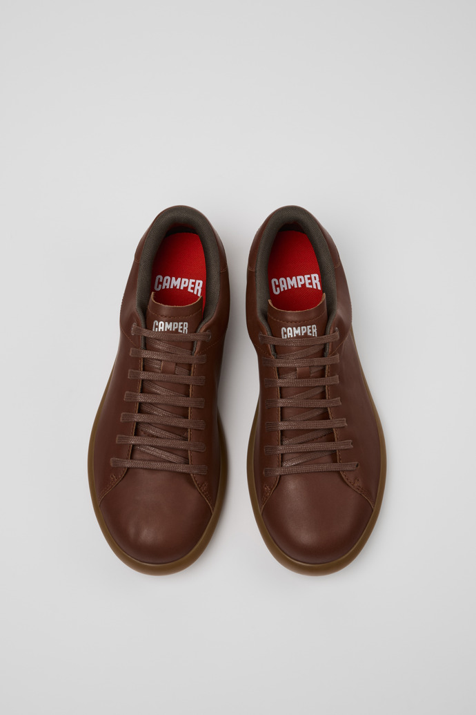 Camper Pelotas Soller - Brauner Herrensneaker aus Leder.
