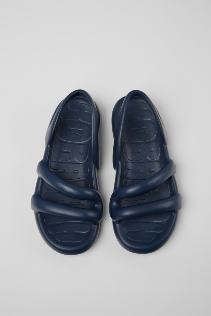 Camper Kobarah Flat Wide - Blaue Sandale.