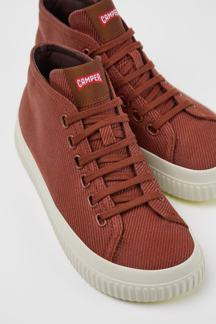 Camper Peu Roda - Roter Damensneaker aus Recyclingbaumwolle