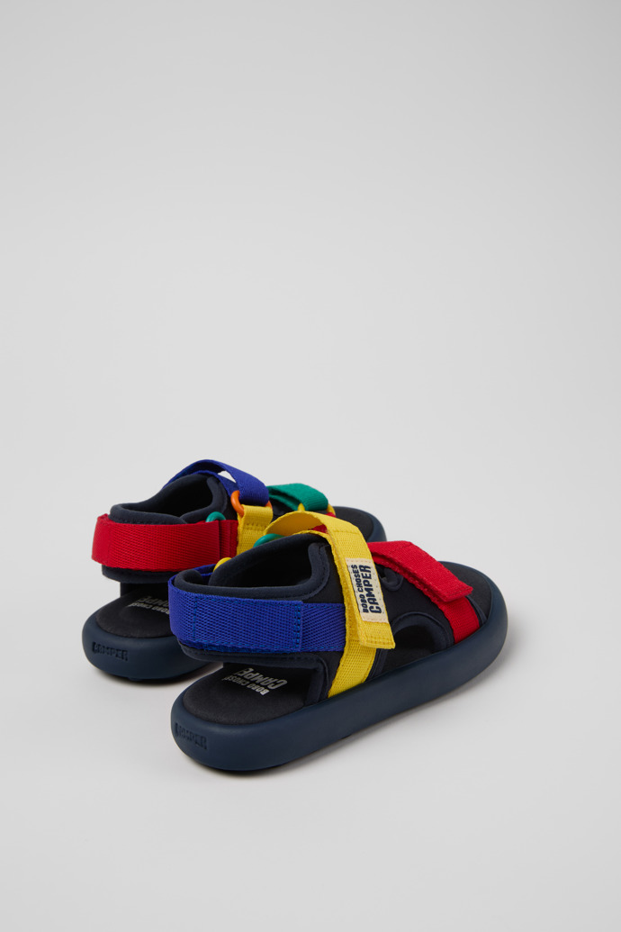 Camper Bobo Choses x Camper - Mehrfarbige Kindersandalen aus Textil.