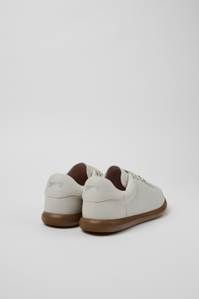 Camper Pelotas Soller - Weißer Damensneaker aus Leder.