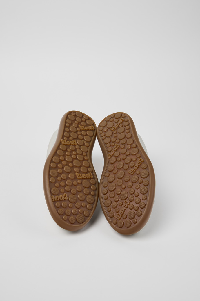 Camper Pelotas Soller - Weißer Damensneaker aus Leder.