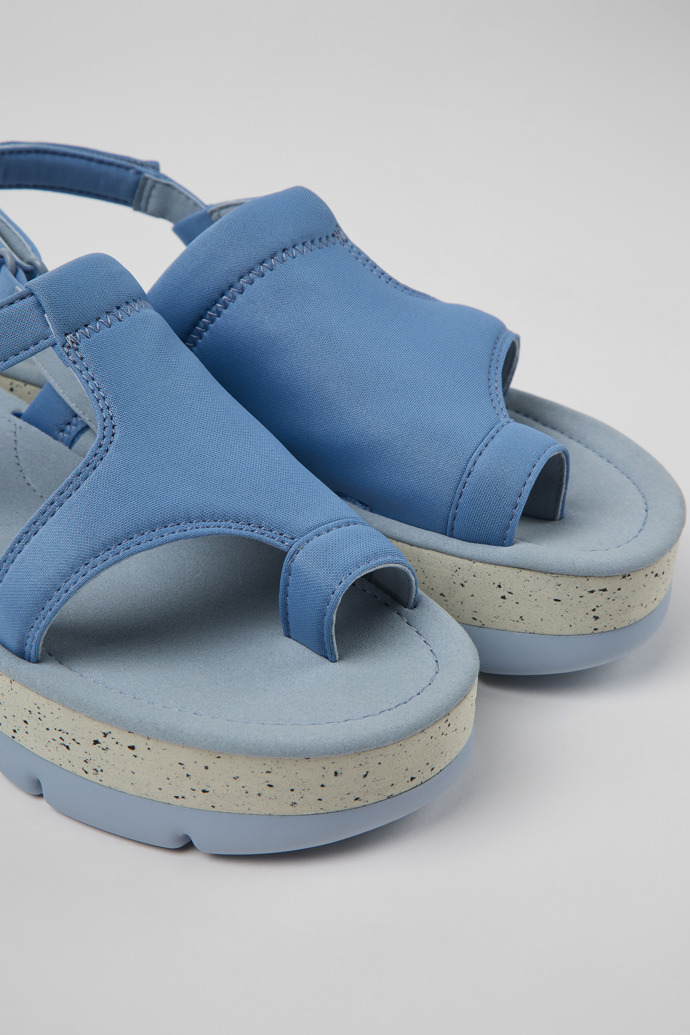 Camper Oruga Up - Blaue Damensandale aus Textil