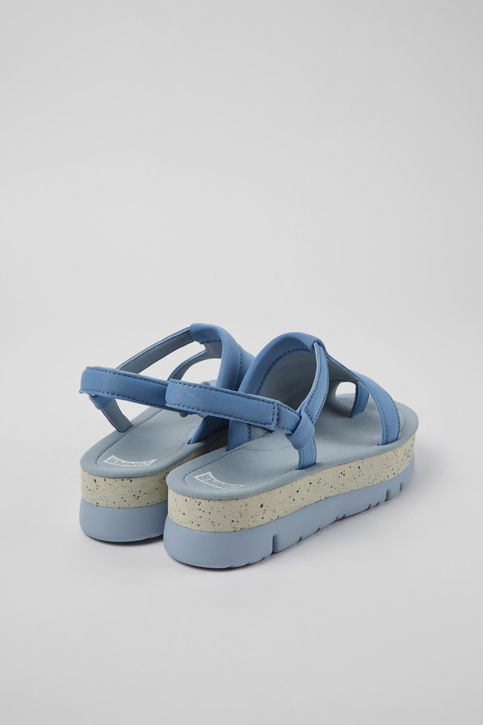 Camper Oruga Up - Blaue Damensandale aus Textil