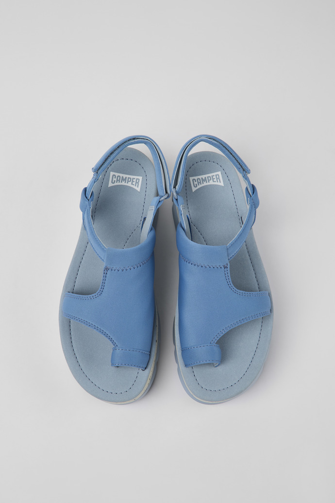 Camper Oruga Up - Blaue Damensandale aus Textil