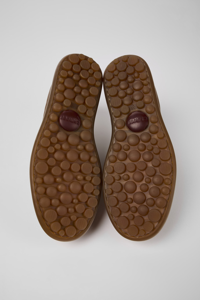 Camper Pelotas - Brauner Lederschuh für Damen