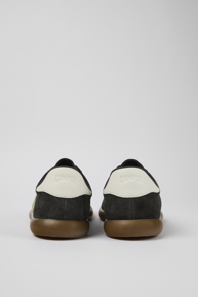 Camper Pelotas Soller - Dunkelgrauer Herrensneaker aus Nubukleder/Leder