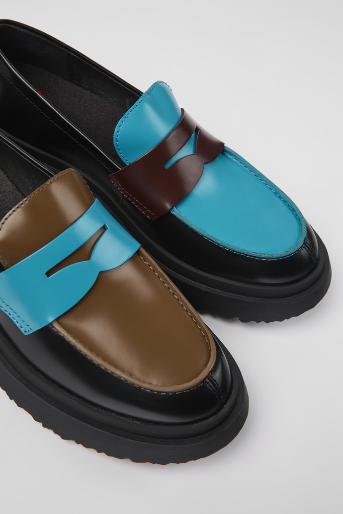 Camper Twins - Mehrfarbiger Damenloafer aus Leder