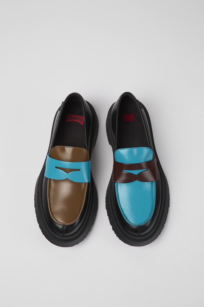 Camper Twins - Mehrfarbiger Damenloafer aus Leder