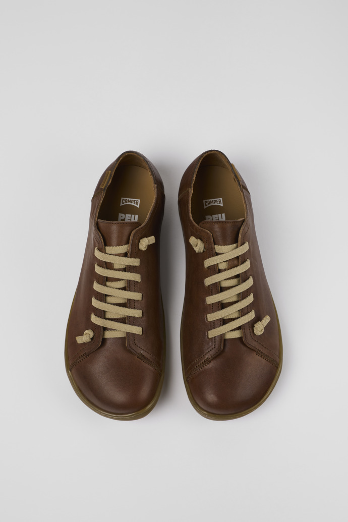 Camper Peu - Brauner Herrenschuh aus Leder.