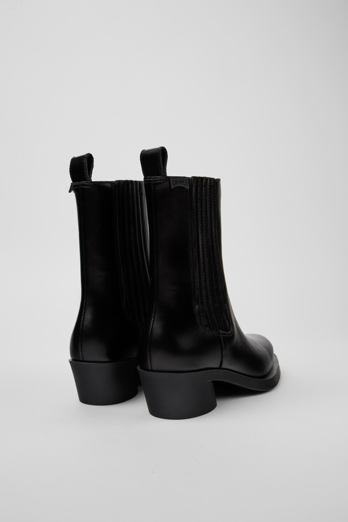 Camper Bonnie - Schwarzer Damenstiefel aus Leder