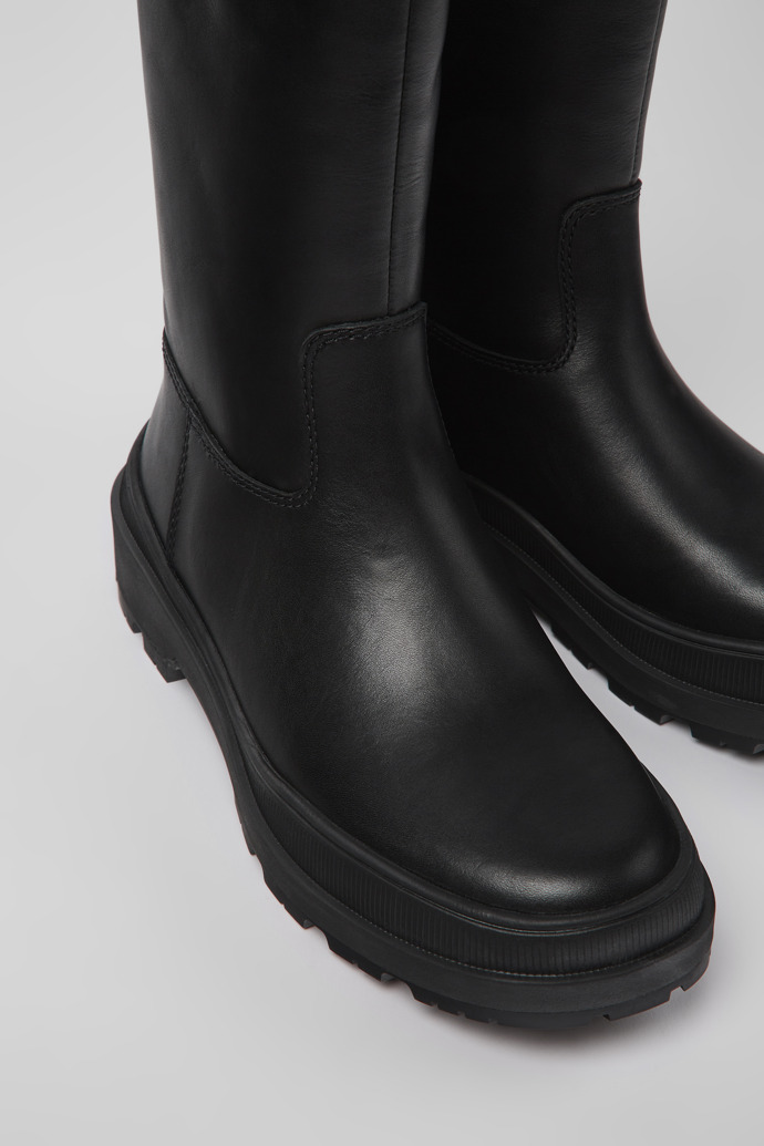 Camper Brutus Trek MICHELIN - Schwarzer Damenstiefel aus Leder