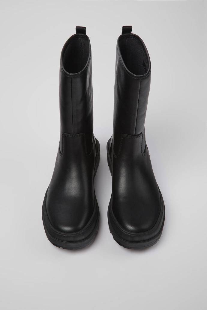 Camper Brutus Trek MICHELIN - Schwarzer Damenstiefel aus Leder
