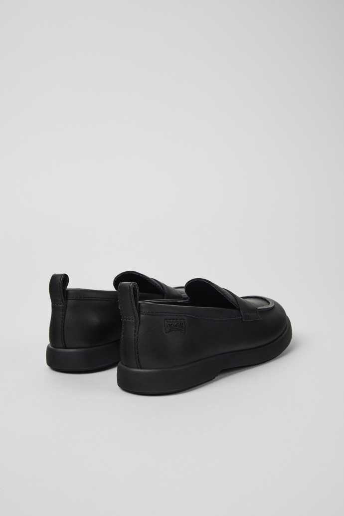 Camper Duet - Schwarzer Kinderballerina aus Leder.