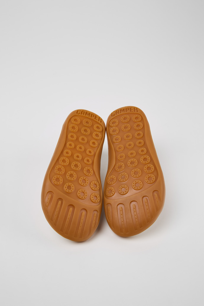 Camper Twins - Weißer Kinderschuh aus Leder.