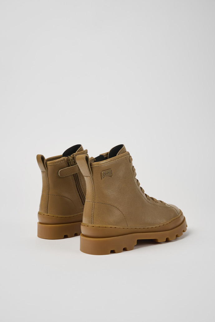 Camper Brutus - Braune Kinderstiefelette aus Leder