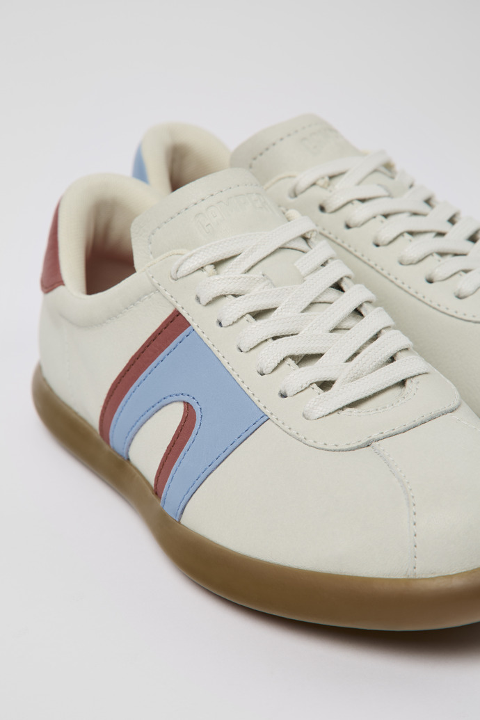 Camper Twins - Weißer Ledersneaker für Damen