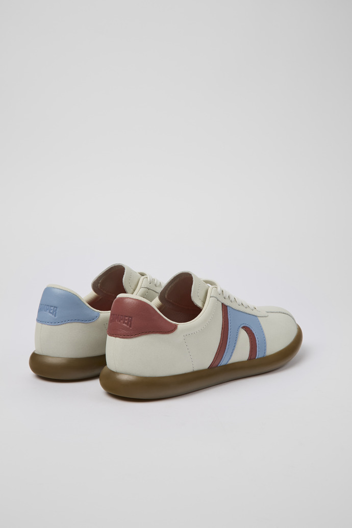Camper Twins - Weißer Ledersneaker für Damen