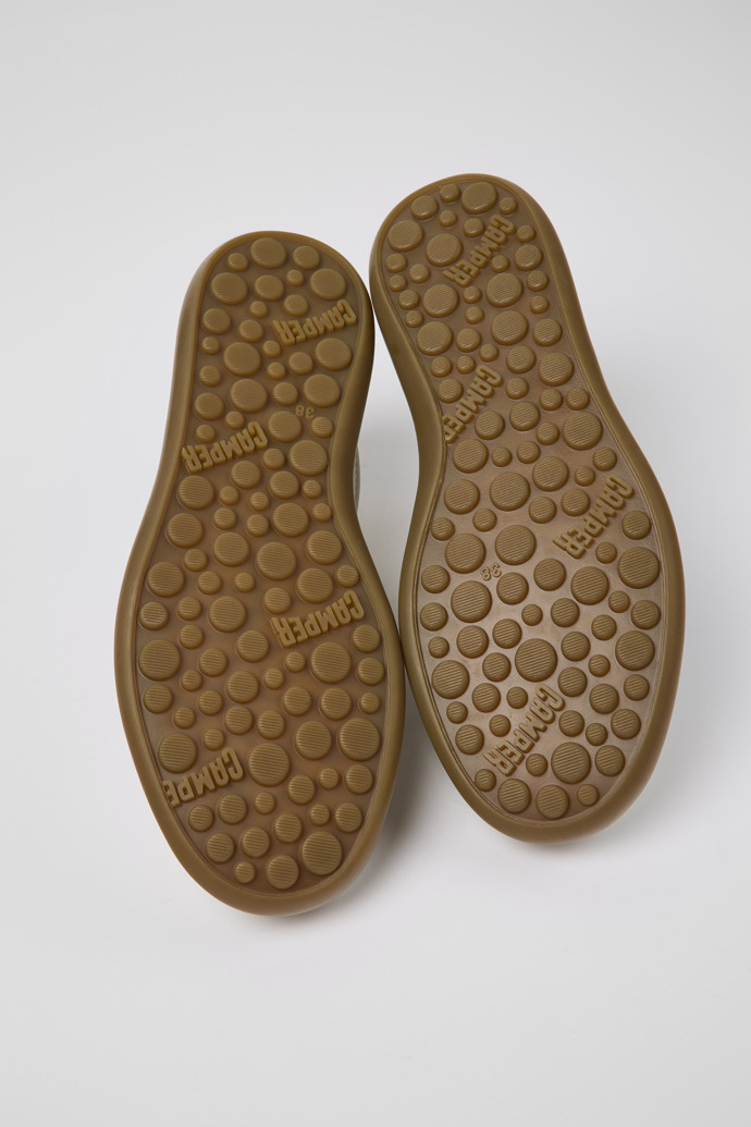 Camper Twins - Weißer Ledersneaker für Damen