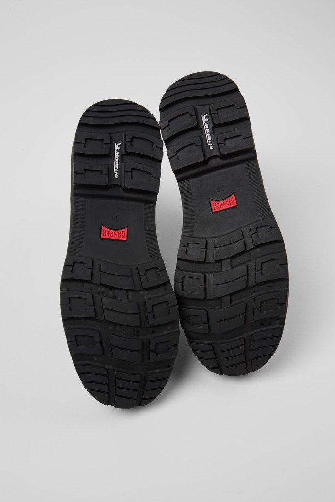 Camper Brutus Trek MICHELIN - Grüne Damenstiefelette aus Nubukleder