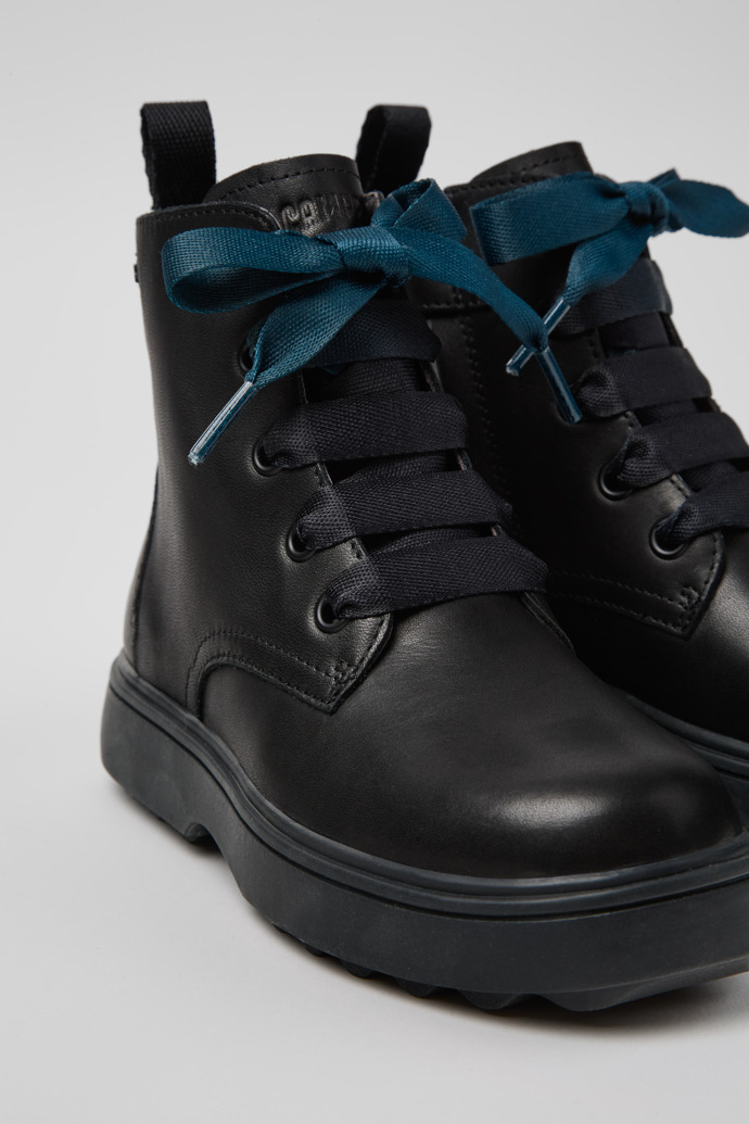 Camper Norte - Schwarze Kinderstiefelette aus Leder