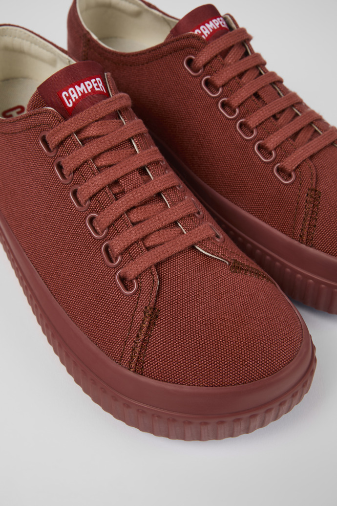 Camper Peu Roda - Roter Damenschuh aus TENCEL™ Lyocell