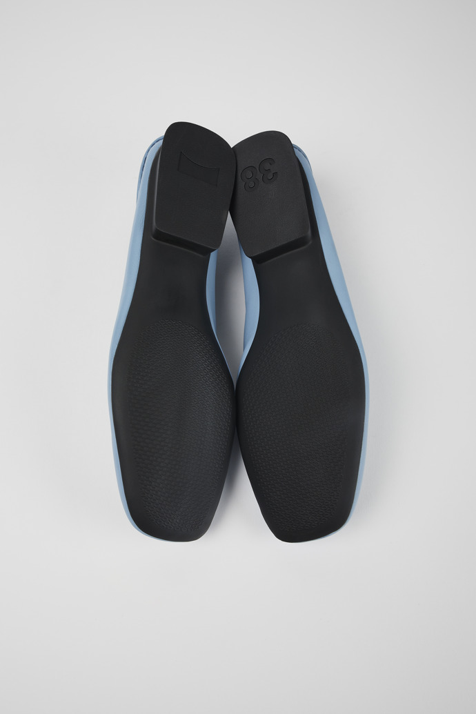 Camper Casi Myra - Blaue Lederballerinas für Damen