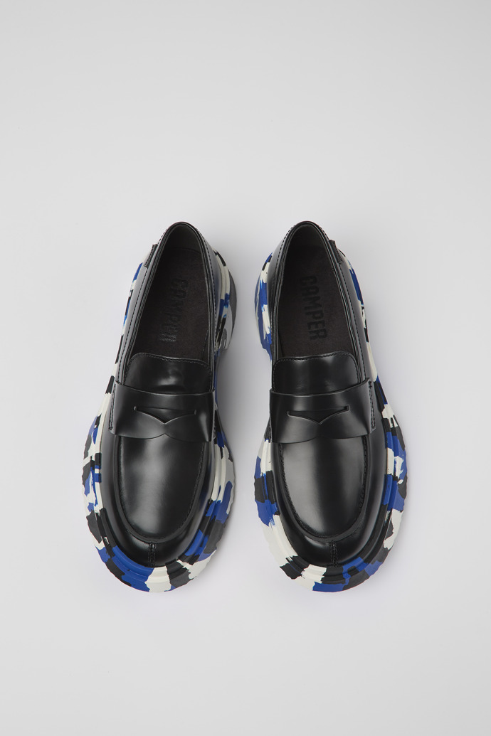 Camper Walden - Schwarze Lederloafer für Damen
