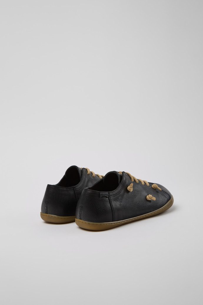 Camper Twins - Schwarzer Herrenschuh aus Leder.