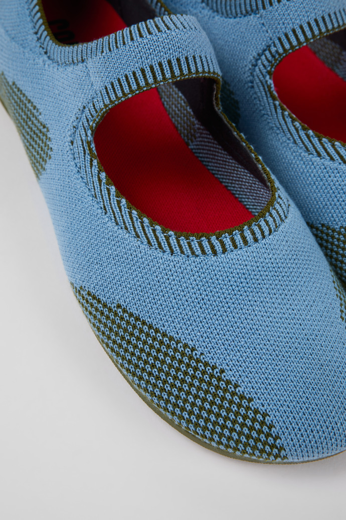 Camper Right - Mehrfarbiger Mary Jane-Damenschuh aus Textil