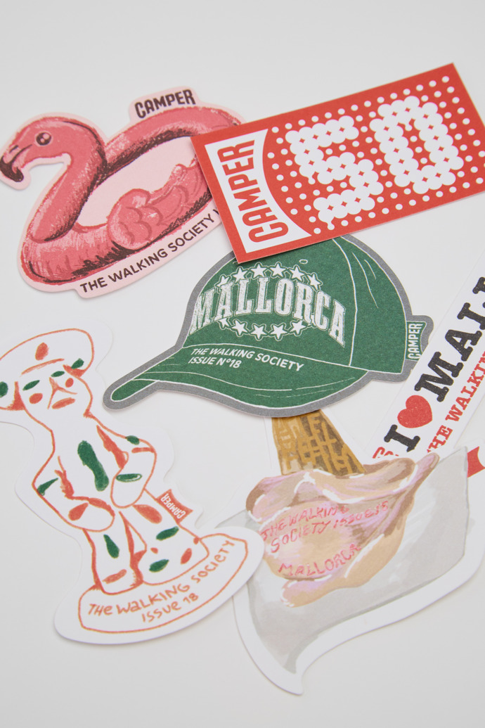 Camper The Walking Society Mallorca Stickers - 6er-Pack Sticker