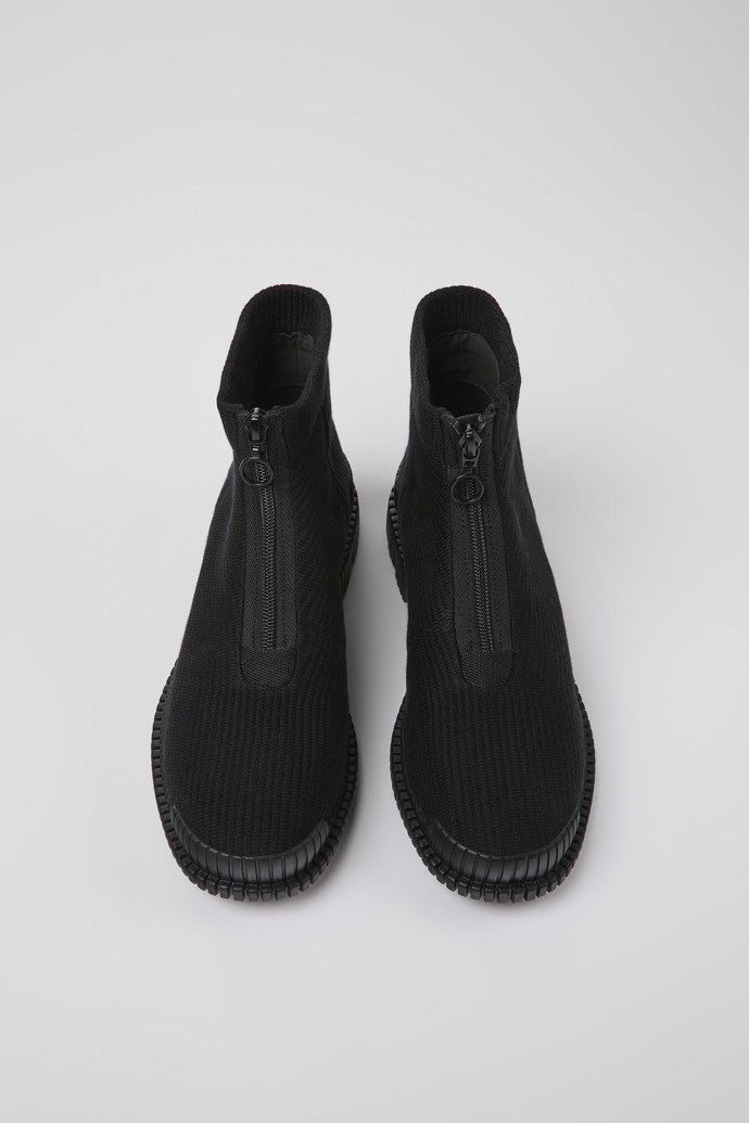 Camper Pix - Schwarze Damenstiefelette aus TENCEL® Lyocell.