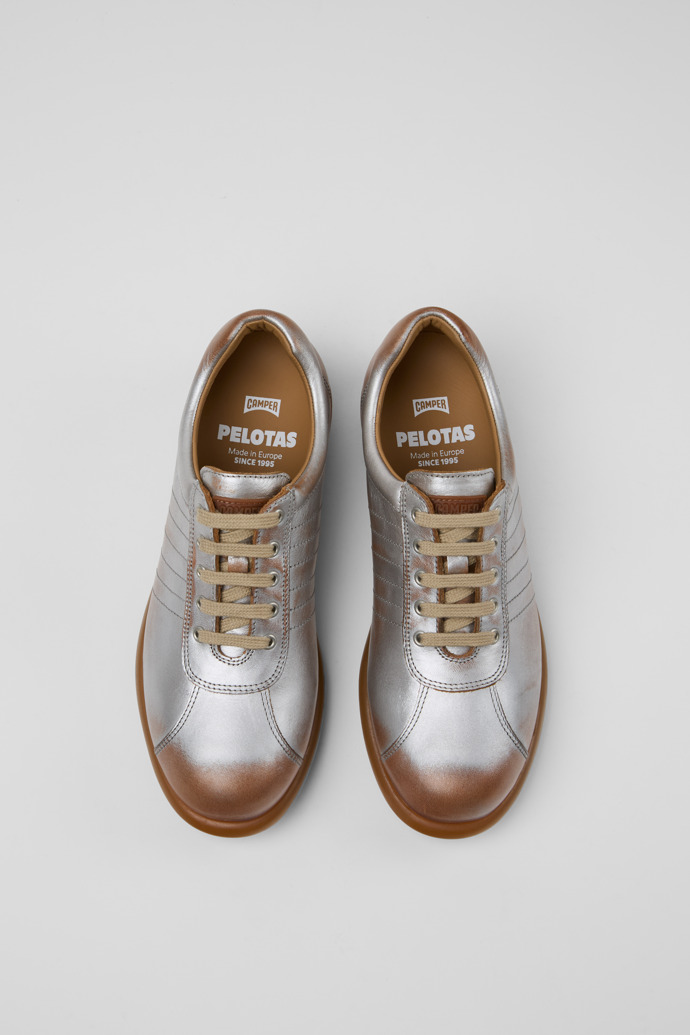 Camper Pelotas - Mehrfarbiger Lederschuh für Damen.