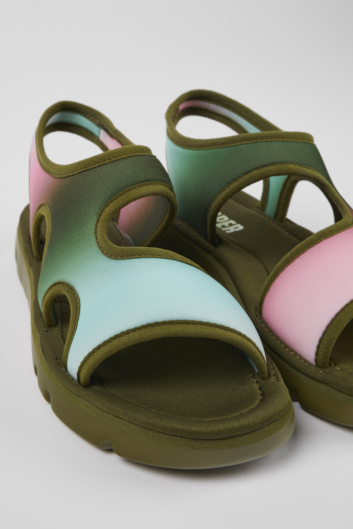 Camper Oruga - Mehrfarbige Damensandalen aus Textil