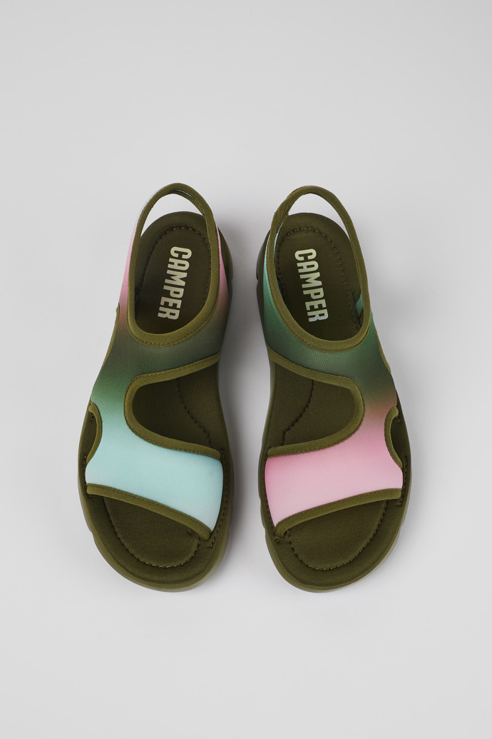 Camper Oruga - Mehrfarbige Damensandalen aus Textil