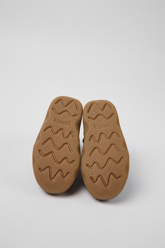 Camper Kiddo - Blaue Kinderstiefelette aus Leder.