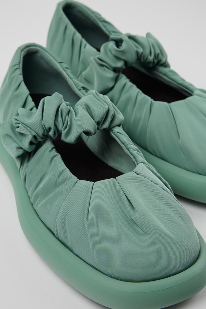 Camper Onda - Grüner Ballerina aus Recycling-PET für Damen.
