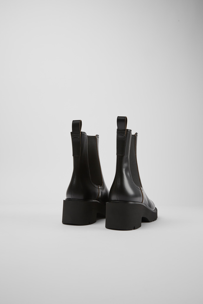 Camper Milah - Schwarzer Lederstiefel für Damen