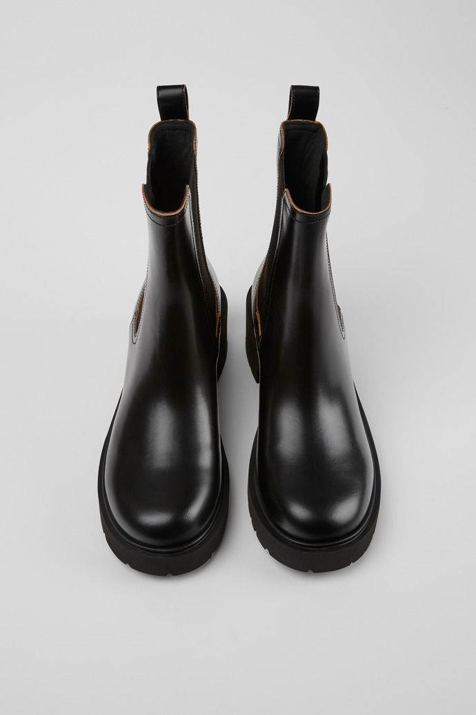 Camper Milah - Schwarzer Lederstiefel für Damen