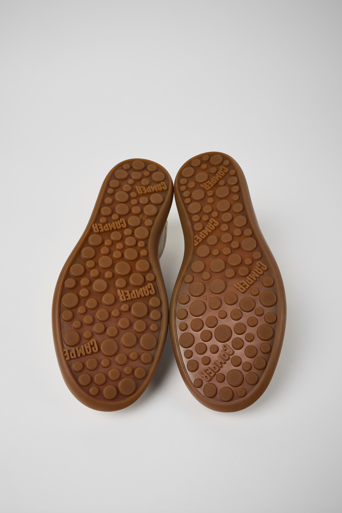 Camper Pelotas Soller - Weiße Ledersneaker für Damen